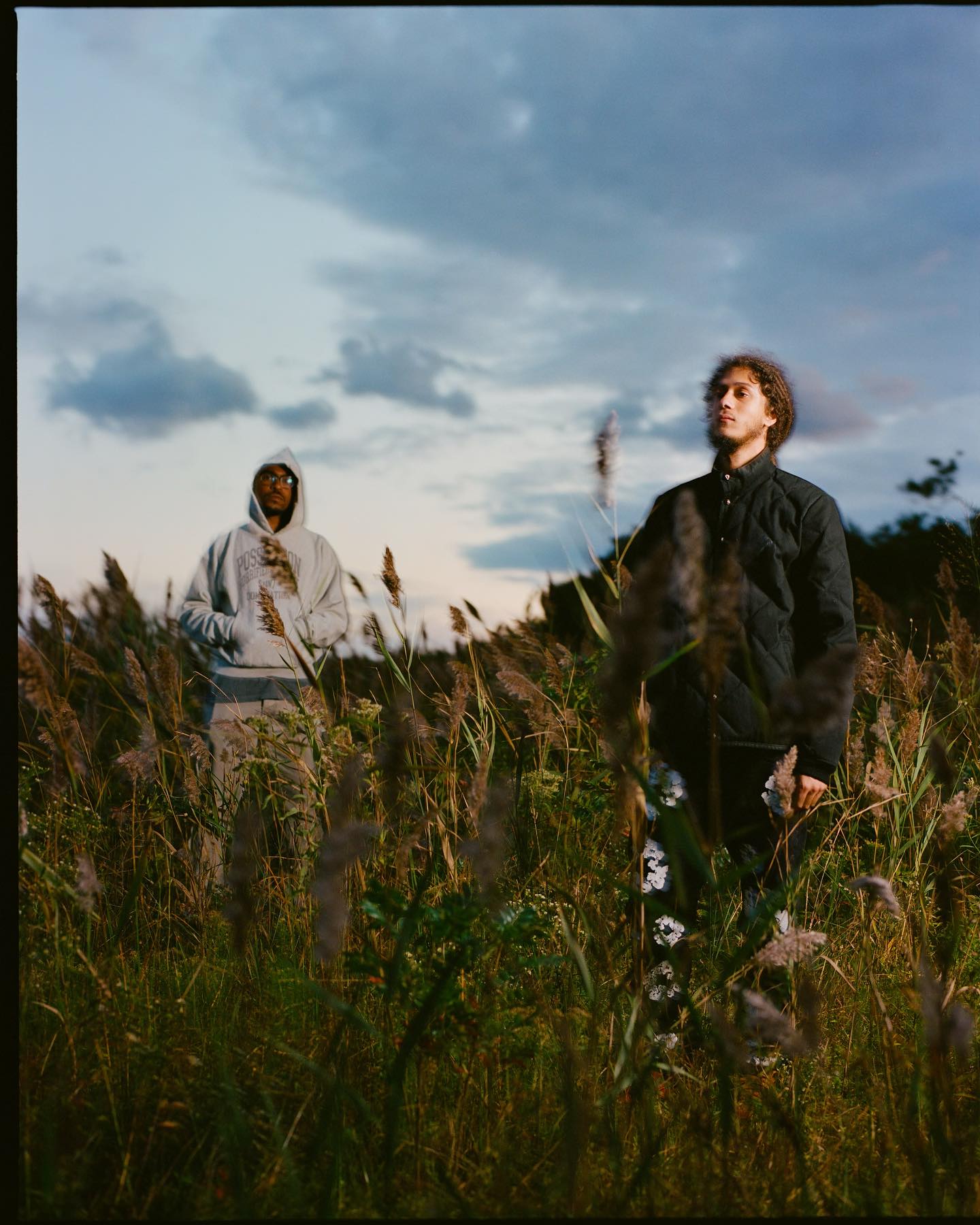 Showcasing Saint Michael "Possessions" Hoodie &amp; Gallery Dept. Cement Grey Carpenter Pants