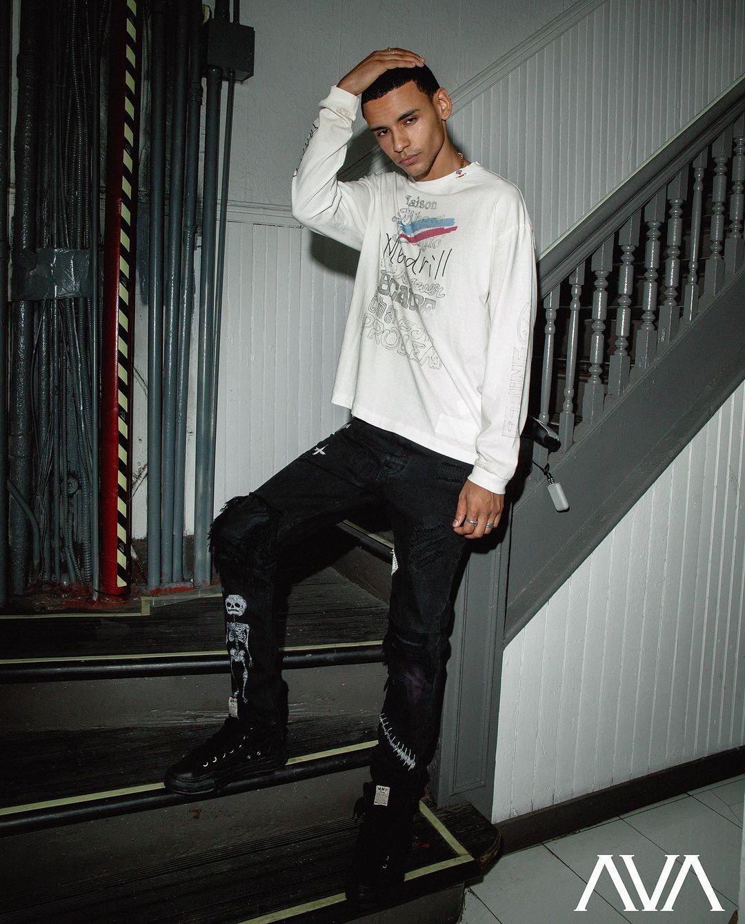 Showcasing Gallery Dept. F*ck Face Jeans & MMY Mendrill L/S W/ MMY Hank Highs