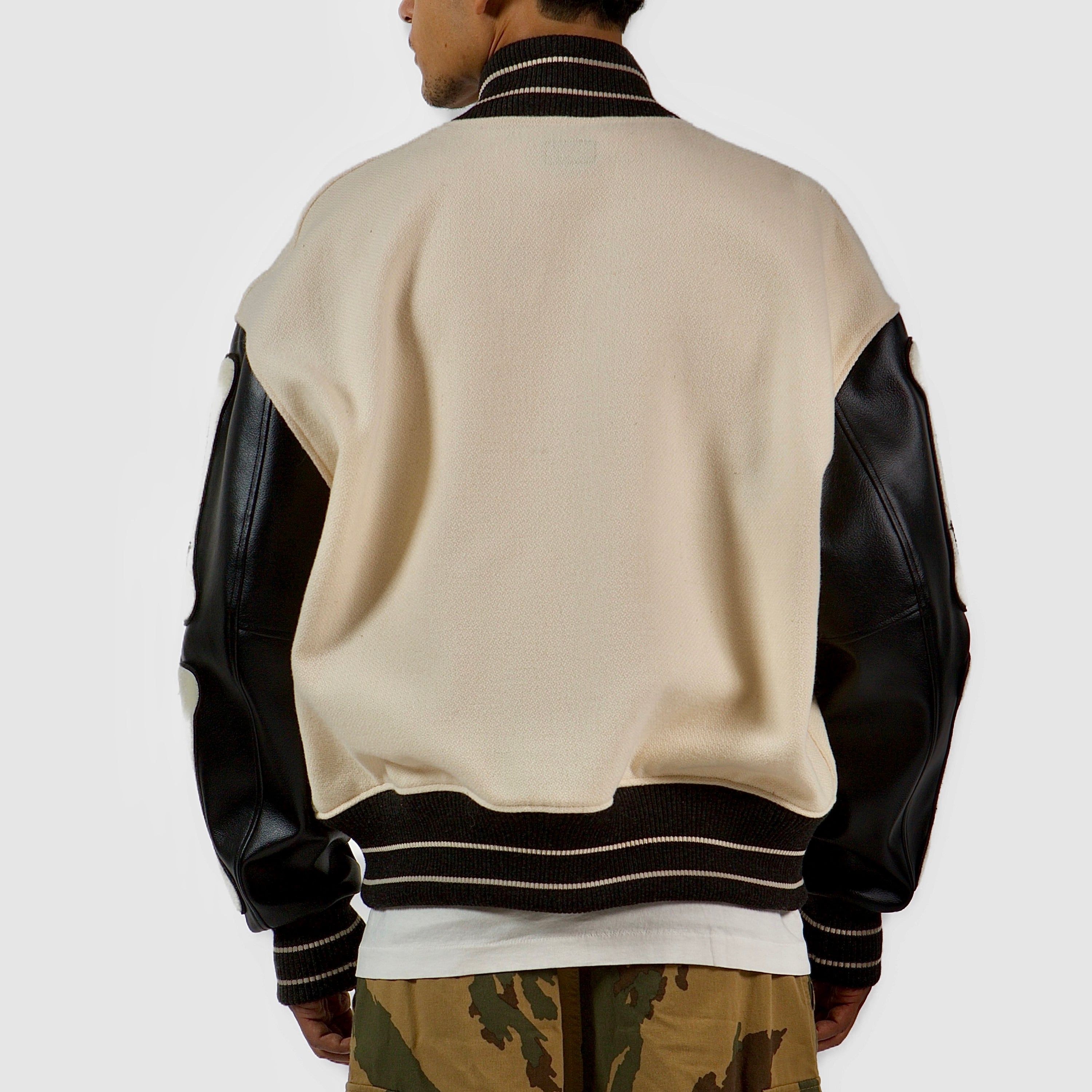 Kapital I-Five Varsity Jacket - Beige