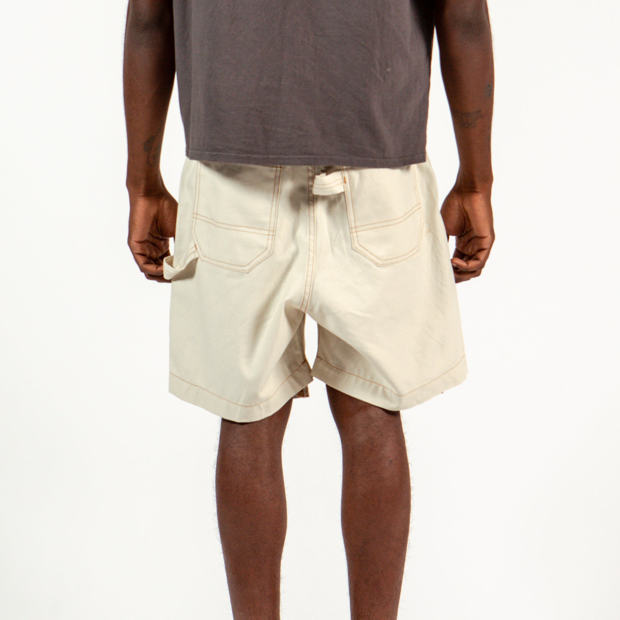 Kapital W Knee Shorts - Tan