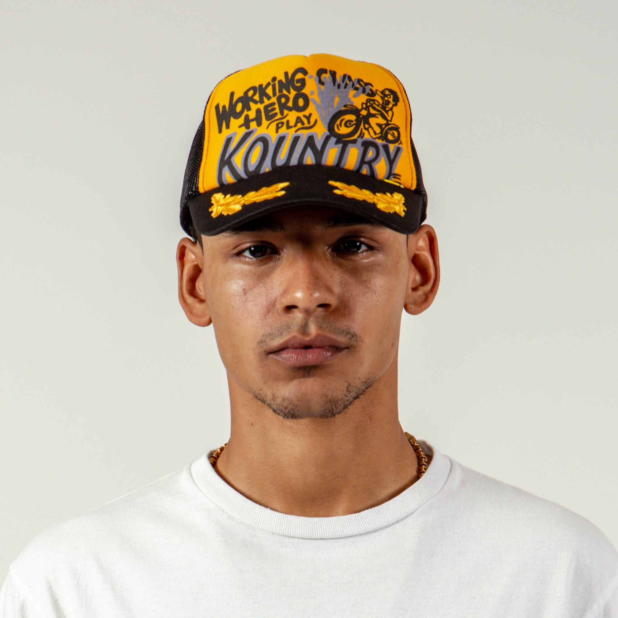 Kapital Kountry Trucker - Black/Yellow