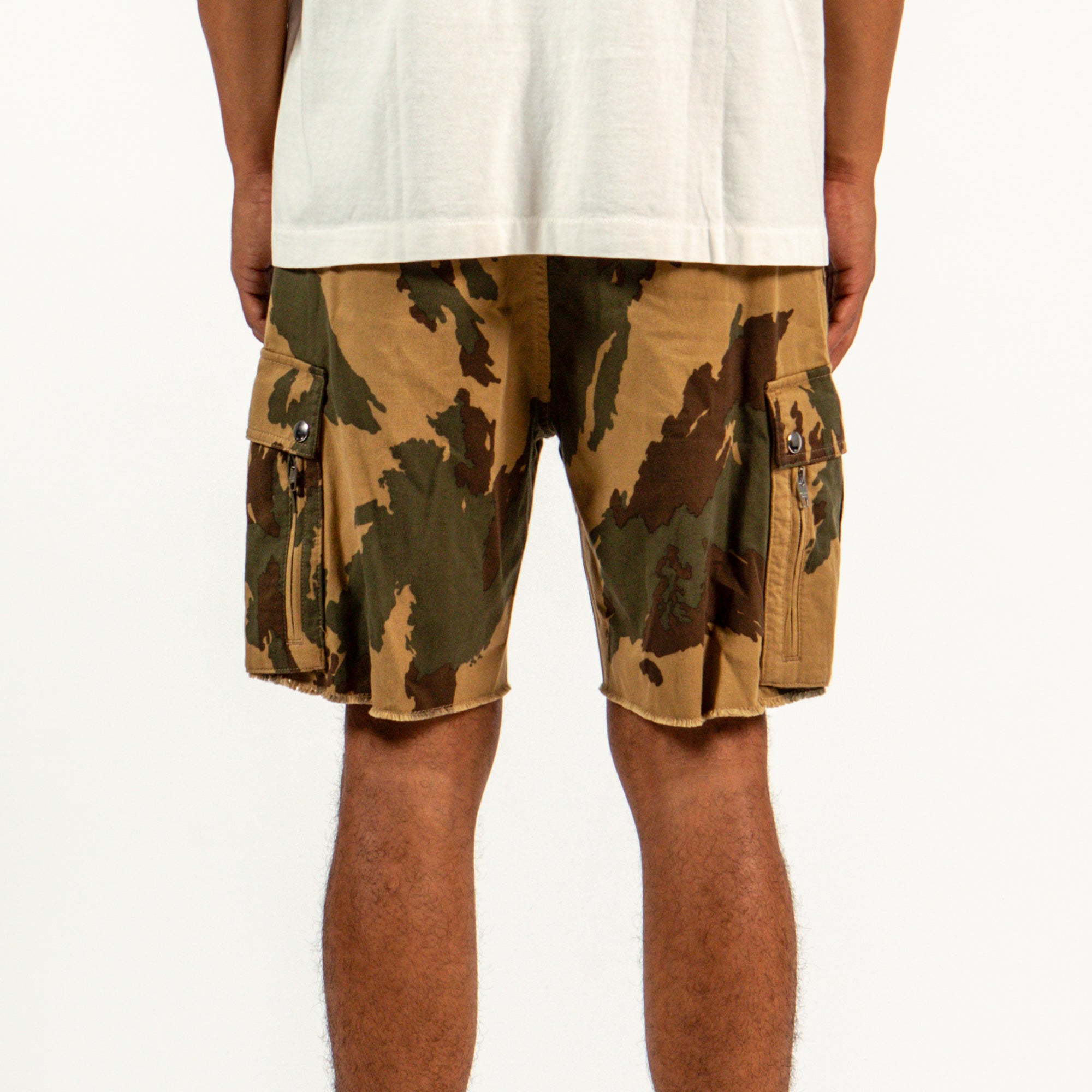 Celine Cargo Shorts - Camo