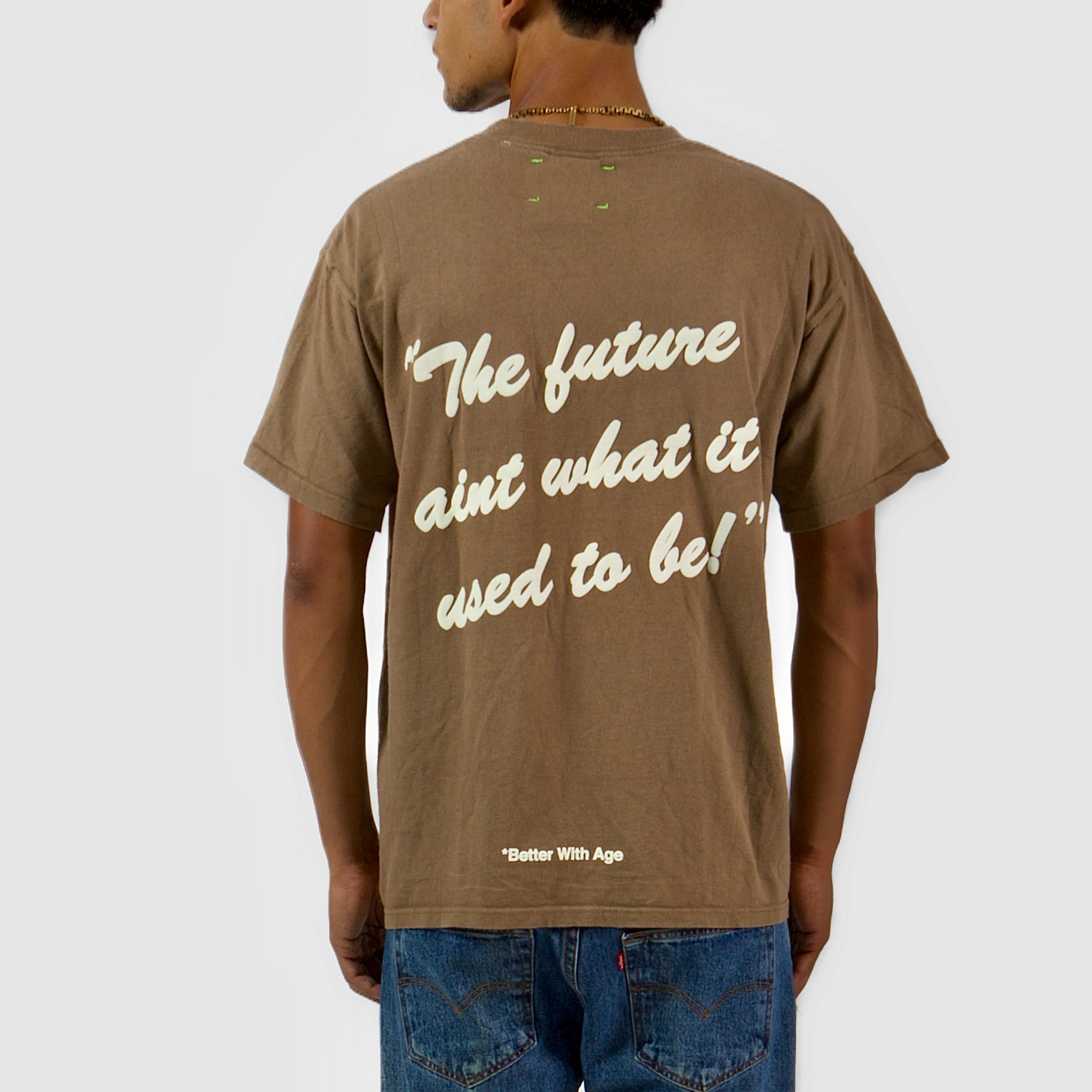 *Better With Age Area 69 T-Shirt - Brown