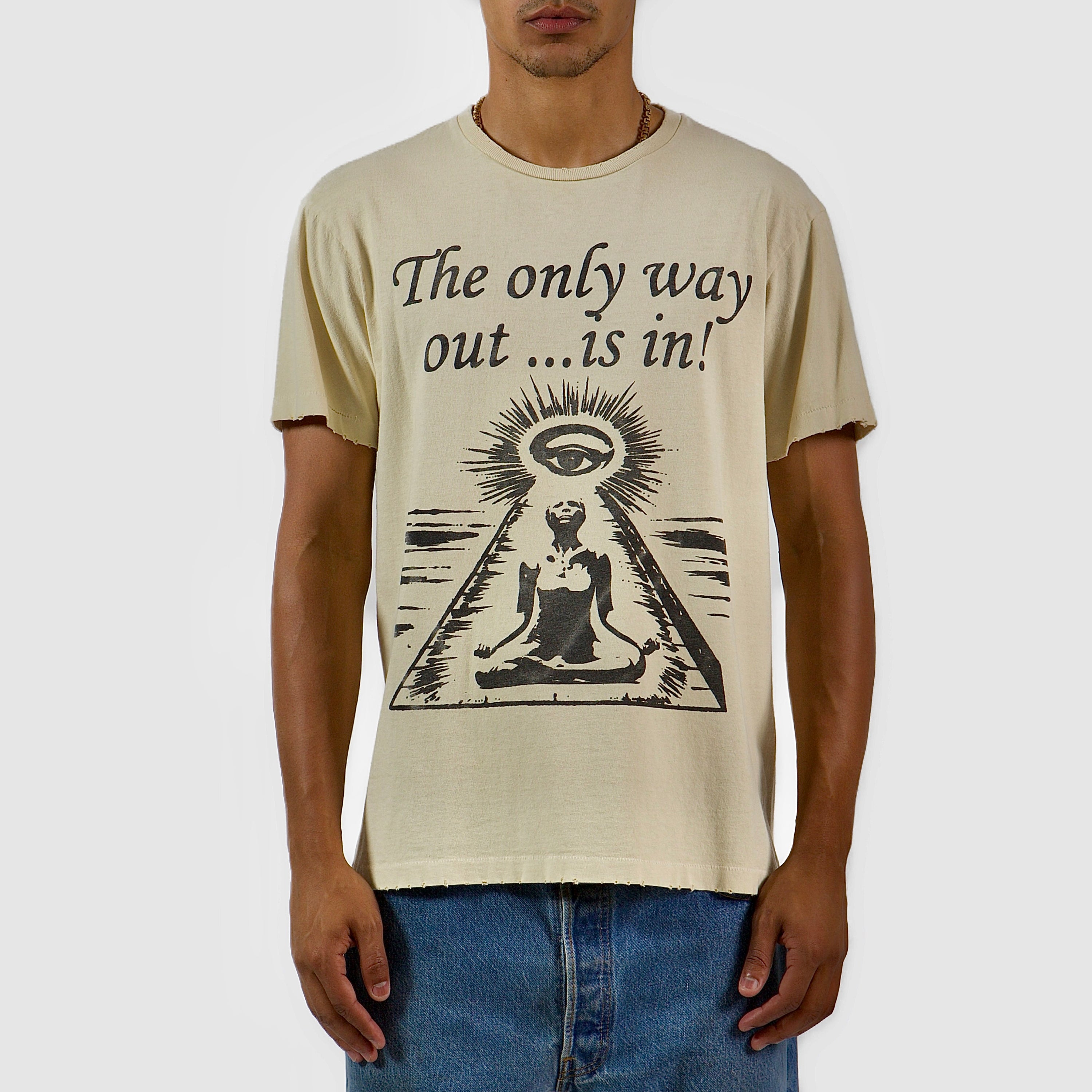 Gallery Dept. Only Way Out T-Shirt - Beige