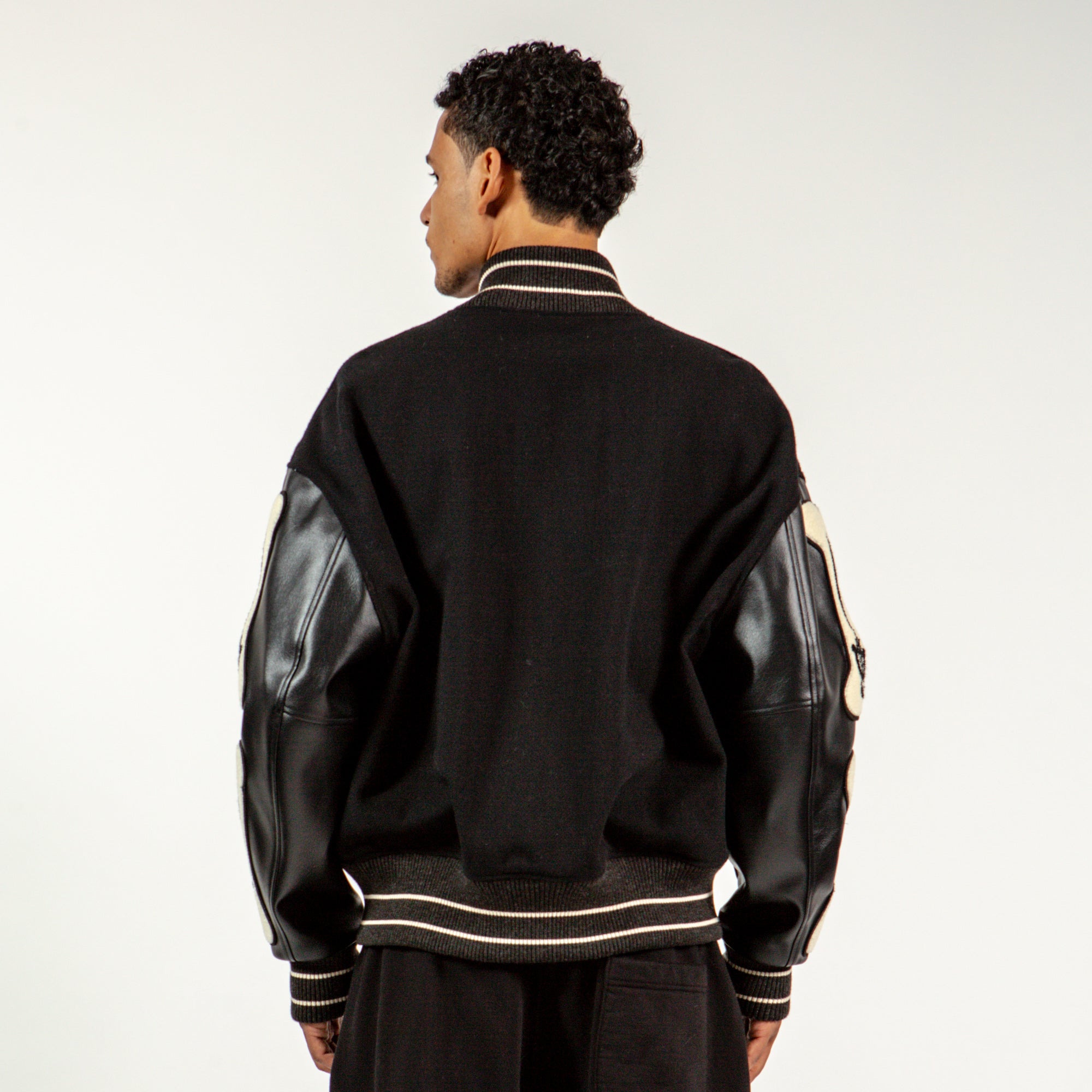 Kapital I-Five Varsity Jacket - Black