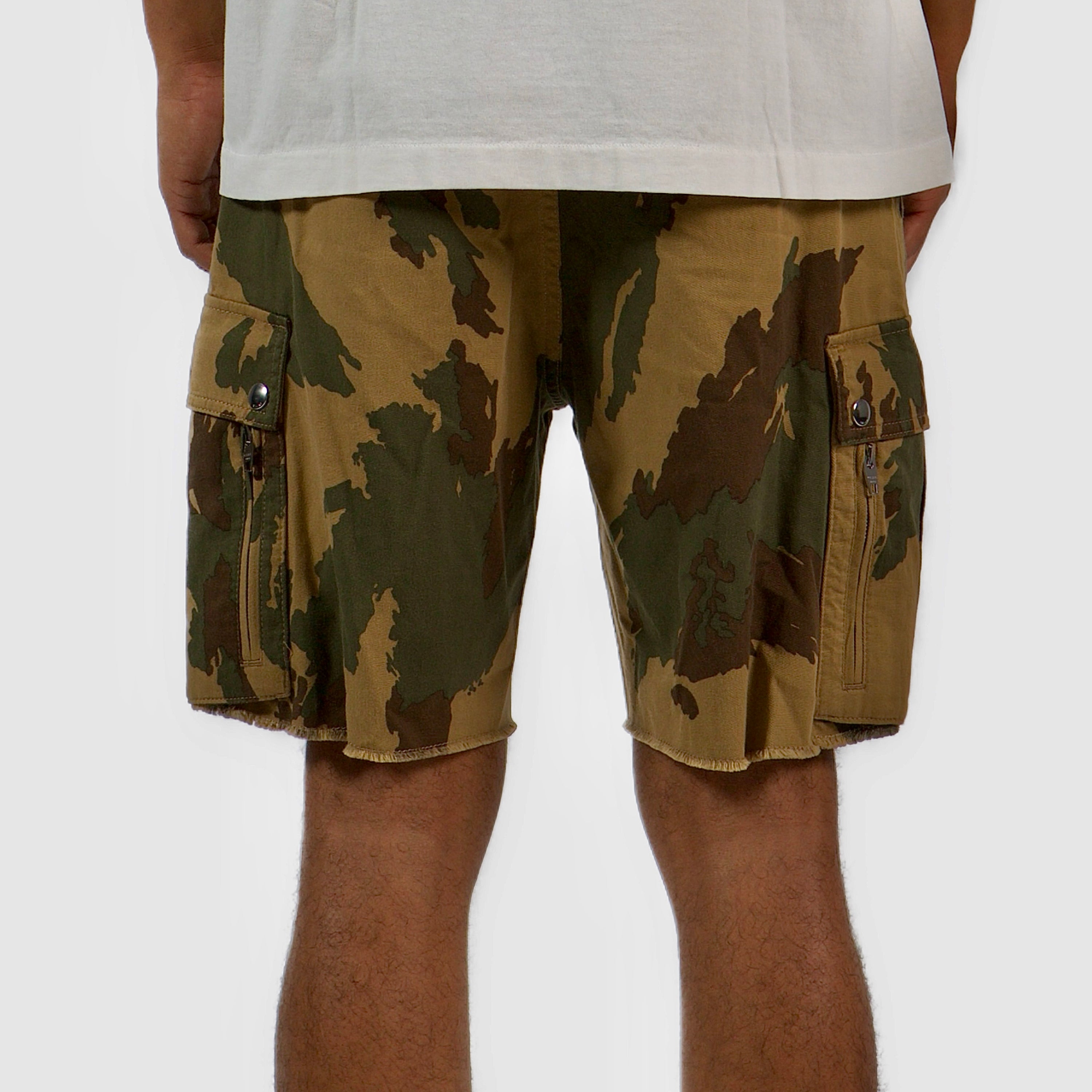 Celine Cargo Shorts - Camo