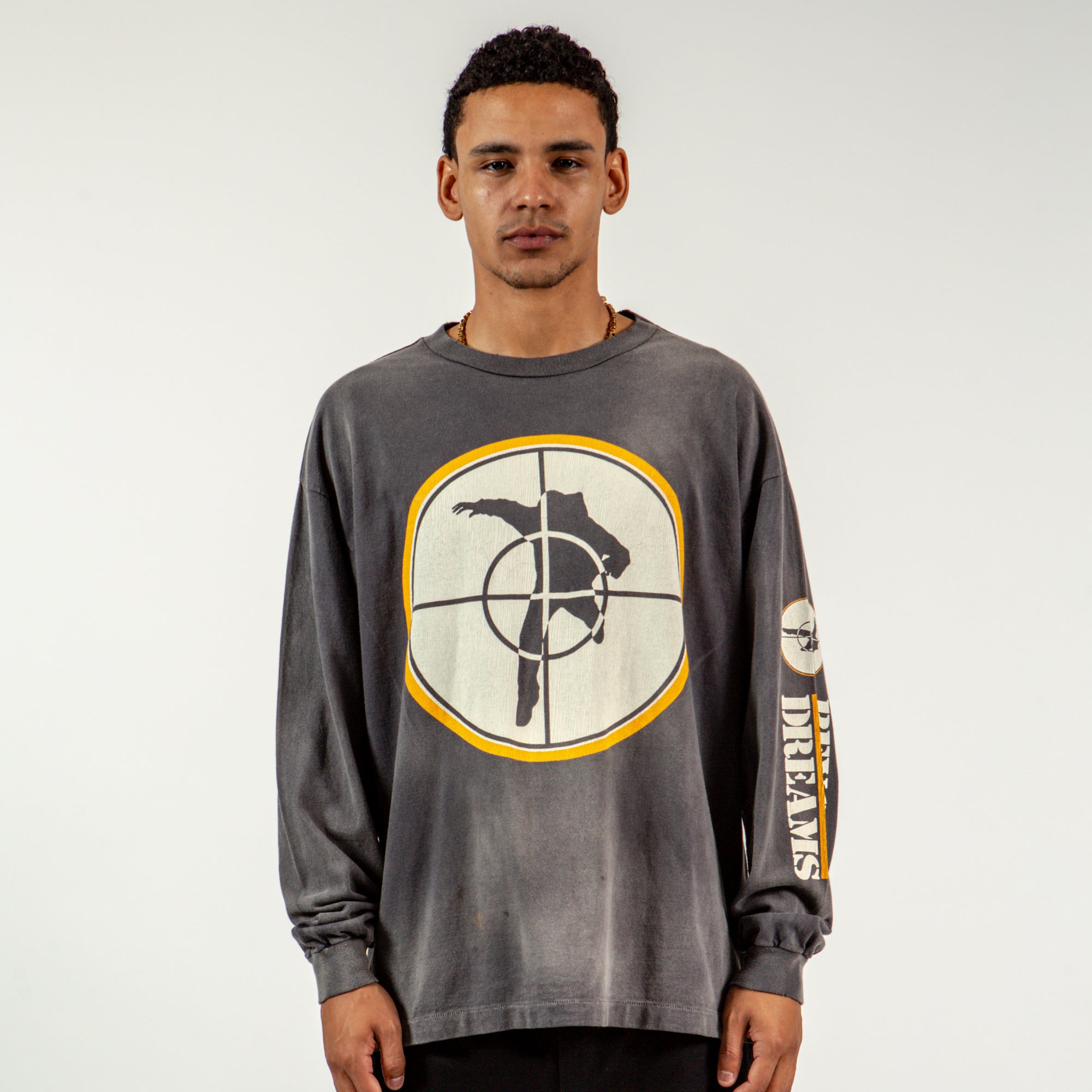 Saint Michael SW Bullseye L/S Shirt - Black