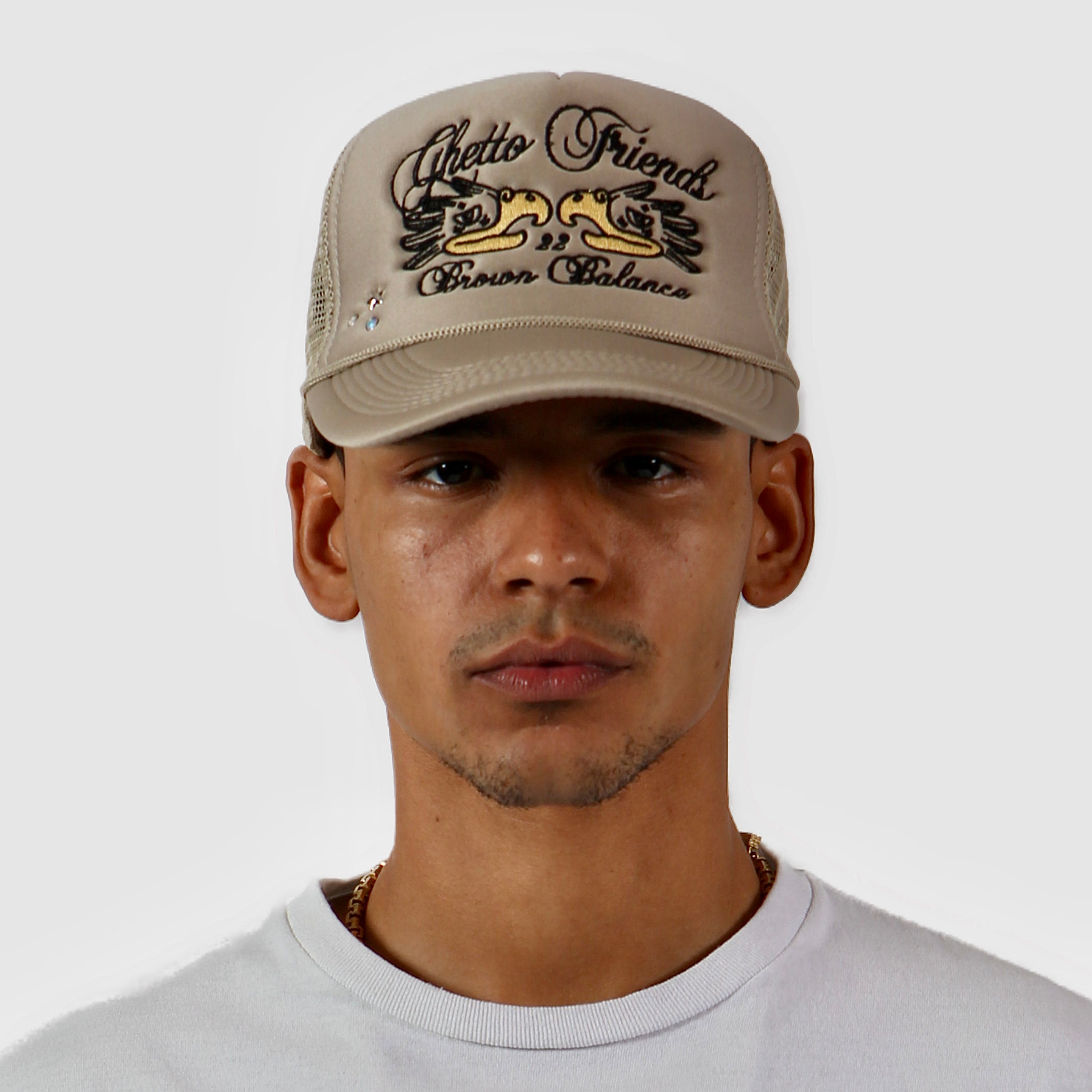 Ghetto Friends trucker - Light Brown