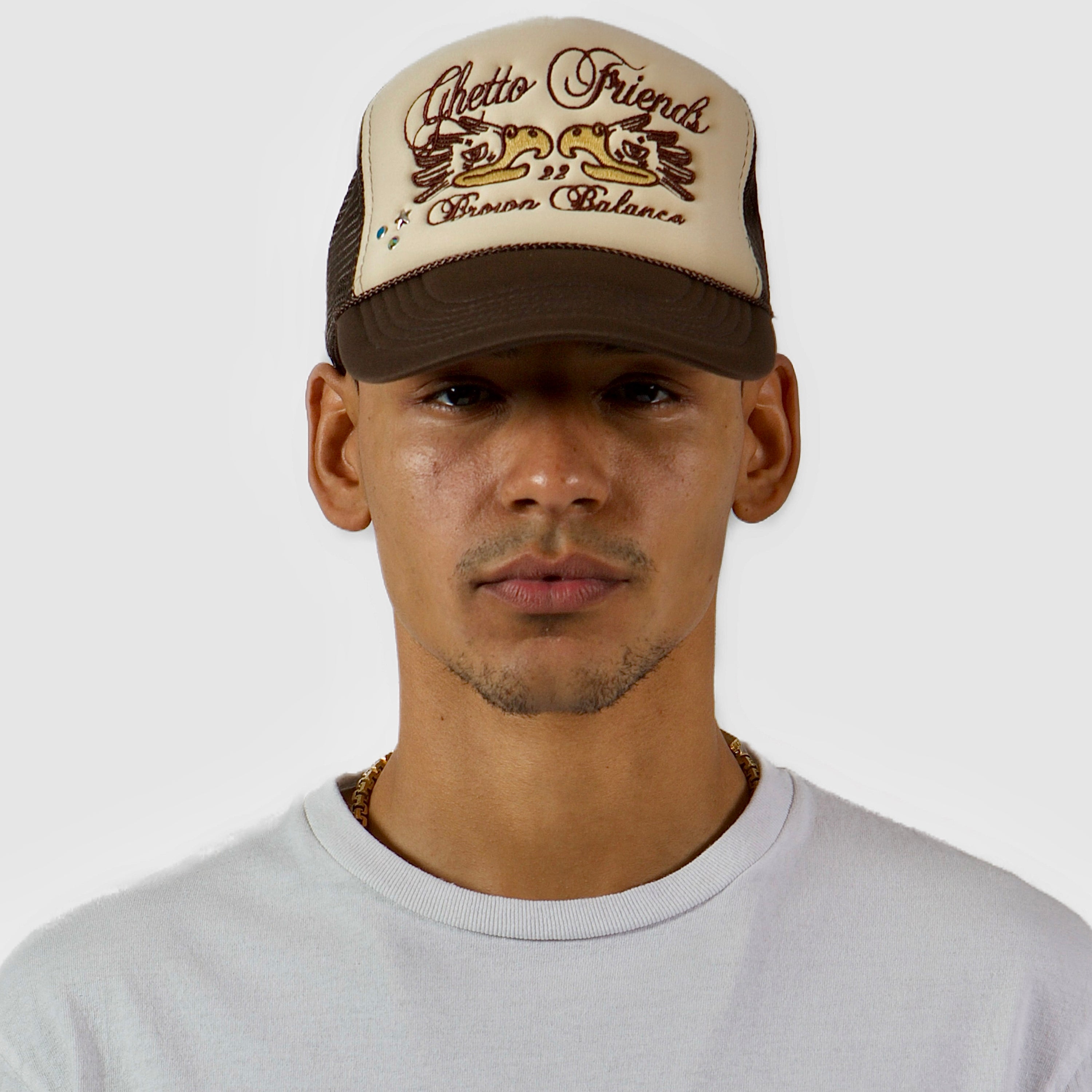 Ghetto Friends Trucker - Dark Brown