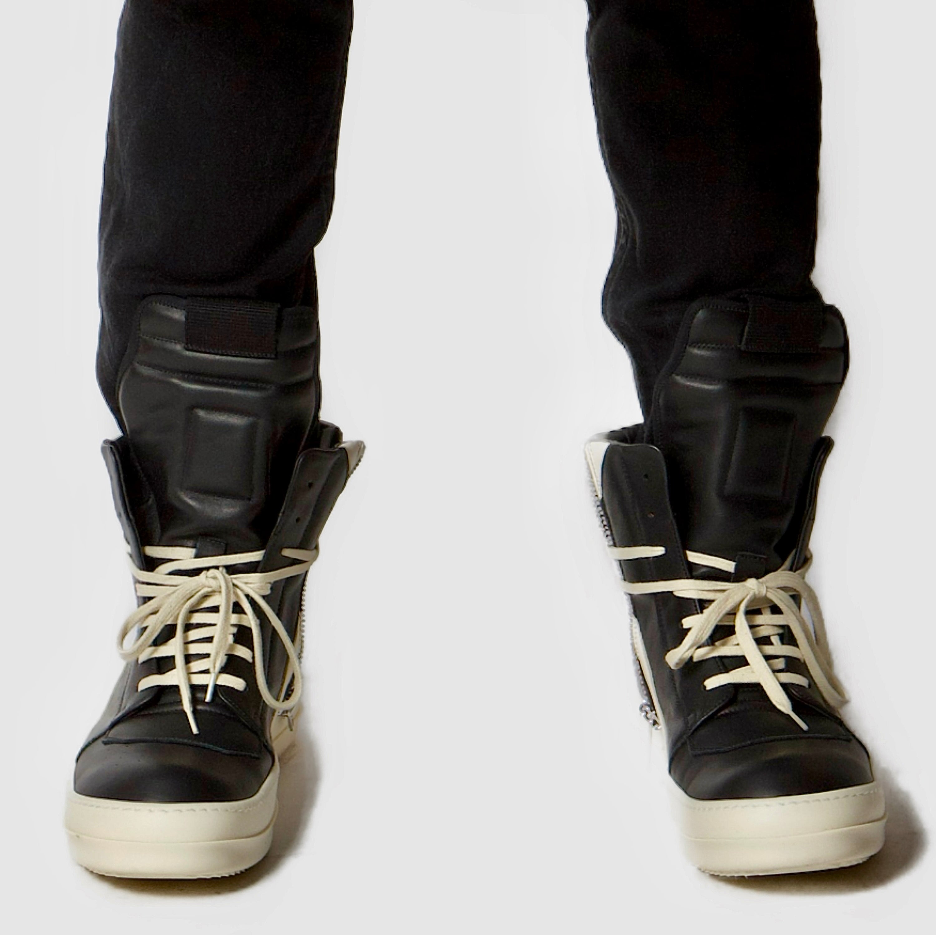 RICK OWENS Geobasket Sneakers - Black